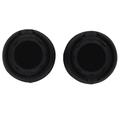 Protein Leather Earpads for Jabra Engage 55/65/75 Headphones - Black