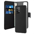 Puro 2-in-1 Magnetic Samsung Galaxy A52 5G, Galaxy A52s Wallet Case - Black
