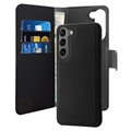 Puro 2-in-1 Samsung Galaxy S23+ 5G Magnetic Wallet Case - Black