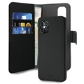 Puro 2-in-1 Magnetic iPhone 12/12 Pro Wallet Case - Black