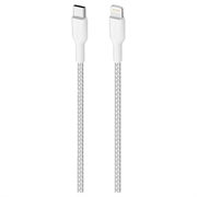 Puro Fabric Ultra-Strong USB-C / Lightning Cable - 1.2m, 20W