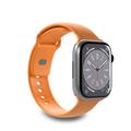 Apple Watch Series 9/8/SE (2022)/7/SE/6/5/4/3/2/1 Puro Icon Silicone Band - 41mm/40mm/38mm - Orange