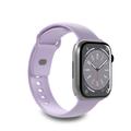 Apple Watch Series Ultra 2/Ultra/9/8/SE (2022)/7/SE/6/5/4/3/2/1 Puro Icon Silicone Band - 49mm/45mm/44mm/42mm - Lavender