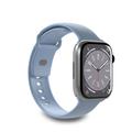 Apple Watch Series Ultra 2/Ultra/9/8/SE (2022)/7/SE/6/5/4/3/2/1 Puro Icon Silicone Band - 49mm/45mm/44mm/42mm - Light Blue