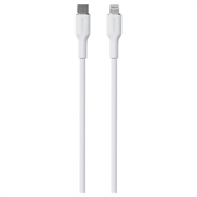 Puro Icon Soft USB-C / Lightning Cable - 1.5m - White