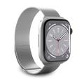 Apple Watch Series 9/8/SE (2022)/7/SE/6/5/4/3/2/1 Puro Milanese Strap - 41mm/40mm/38mm - Silver