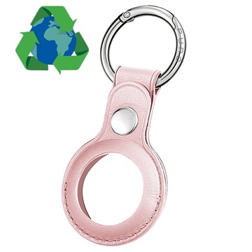 Puro Sky Eco Apple AirTag Case with Carabiner - Pink