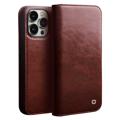 Qialino Classic iPhone 14 Pro Wallet Leather Case