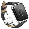 Apple Watch Series Ultra 2/Ultra/9/8/SE (2022)/7/SE/6/5/4/3/2/1 Qialino Leather Wristband - 49mm/45mm/44mm/42mm