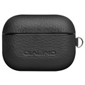 Qialino Premium AirPods Pro Leather Case - Black