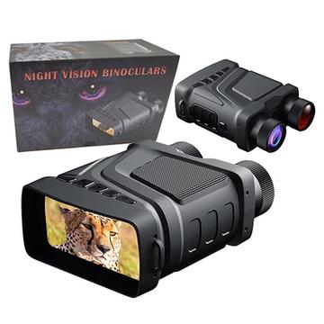 R12 Infrared Night Vision Binoculars - 5X Digital Zoom - Black