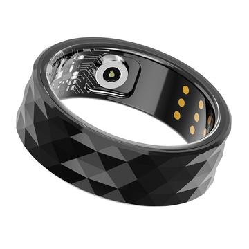 R12M Waterproof Smart Ring - Size: 17.8mm - Black