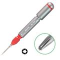 RELIFE RL-724 High-Precision Torque Screwdriver Magnetic Disassembling Phone Equipment Maintenance Tool - Red T1