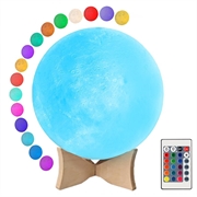 RGB LED Moon Lamp / Night Light YK2302 - 15cm, 1000mAh