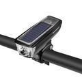 ROCKBROS HJ-052 Bicycle Front Light Solar Charging Power Bank Bike Light with Bell