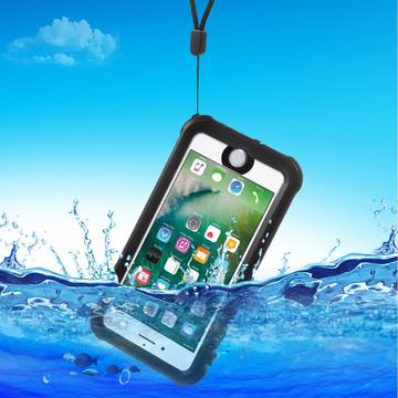 iPhone 7/8/SE (2020)/SE (2022) Redpepper IP68 Waterproof Case - Black / Clear