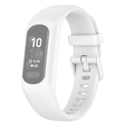 Garmin Vivosmart 5 Replacement Silicone Strap with Integrated Frame - White