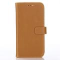 iPhone 14 Pro Max Retro Wallet Case with Magnetic Closure - Brown