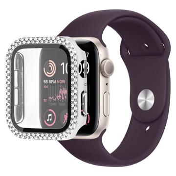Rhinestone Decorative Apple Watch SE (2022)/SE/6/5/4 Case with Screen Protector - 40mm