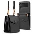 Ringke Folio Signature Samsung Galaxy Z Flip3 5G Leather Case - Black