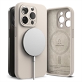 iPhone 15 Pro Max Ringke Liquid Silicone MagSafe Case - Stone