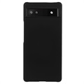Google Pixel 6a Rubberized Plastic Case - Black