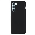 Motorola Edge S30 Rubberized Plastic Case - Black