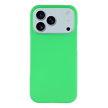 iPhone 17 Pro Rubberized Plastic Case - Green