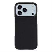 iPhone 17 Pro Max Rubberized Plastic Case - Black