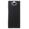 Sony Xperia 10 Rubberized Plastic Case - Black