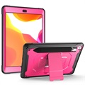 Rugged Series iPad 10.2 2019/2020 Hybrid Case with Kickstand - Hot Pink
