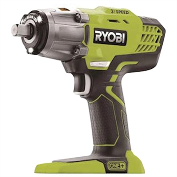 Ryobi R18IW3-0 ONE+ Cordless 3-Gear Impact Wrench - 18V, Without Battery