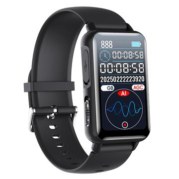 S18A AI Smart Voice Recorder Bracelet with Real-Time Transcription