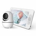 SM70PTZ 7-inch Wireless Digital Baby Monitor Two-Way Talk Camera Home Security Device 2.4GHz Webcam Support Night Vision / Temperature Monitoring - EU Plug