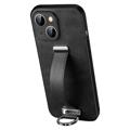 Sulada Fashion iPhone 14 Plus Hybrid Case with Hand Strap - Black