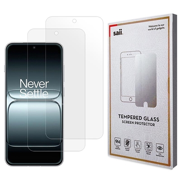 OnePlus 13T/13s Saii 3D Premium Tempered Glass Screen Protector - 2 Pcs.