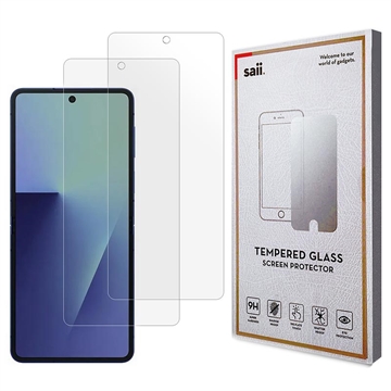 Samsung Galaxy Z Flip7 Saii 3D Premium Tempered Glass Screen Protector - 2 Pcs.