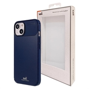 Saii Carbon Fiber iPhone 13 TPU Case - Blue