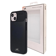 Saii Carbon Fiber iPhone 13 Mini TPU Case - Black