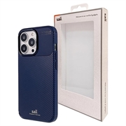 Saii Carbon Fiber iPhone 13 Pro TPU Case - Blue