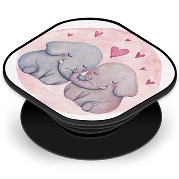 Saii Premium Expanding Stand & Grip - Elephants in Love