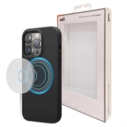 iPhone 15 Pro Max Saii Premium MagSafe Liquid Silicone Case - Black