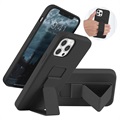 Saii iPhone 12/12 Pro Silicone Case with Hand Strap - Black