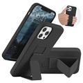 Saii iPhone 13 Pro Max Silicone Case with Hand Strap - Black