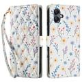 Samsung Galaxy A07 4G Rhombic Floral Wallet Case