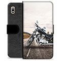 Samsung Galaxy A10 Premium Wallet Case - Motorbike