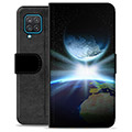 Samsung Galaxy A12 Premium Wallet Case - Space