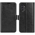 Samsung Galaxy A13 Wallet Case with Magnetic Closure - Black