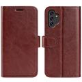 Samsung Galaxy A13 Wallet Case with Magnetic Closure - Brown