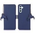 Samsung Galaxy A15 Wallet Leather Case with RFID - Blue